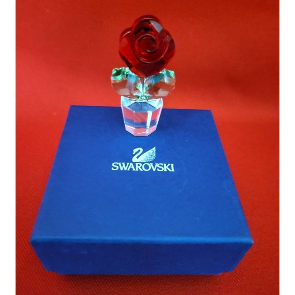 Swarowski Red Crystal Rose 866896 - Picture 6 of 12
